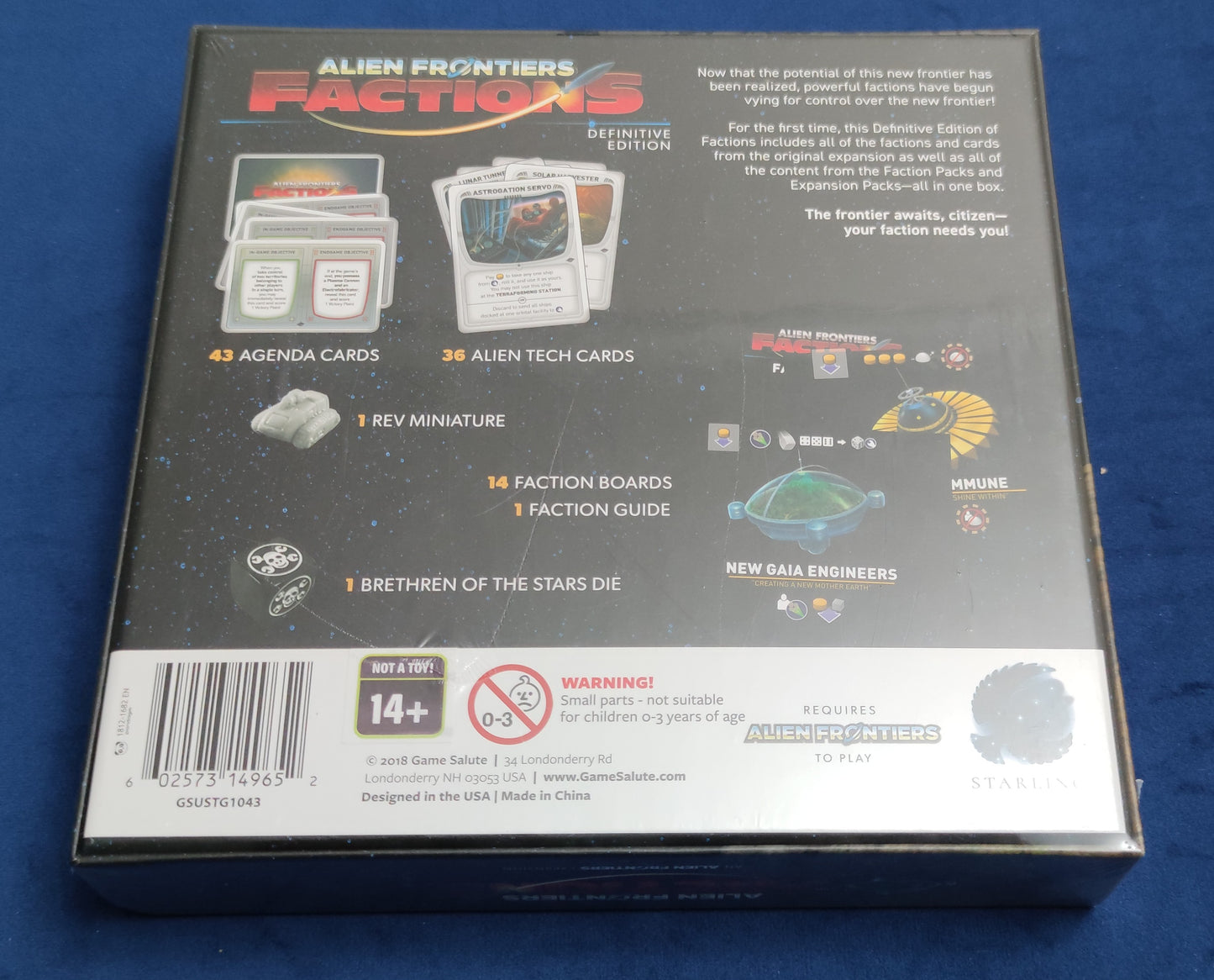 ALIEN FRONTIER (5ta Edición) (INGLÉS)+ALIEN FRONTIER FACTIONS (Expansión) (INGLÉS)