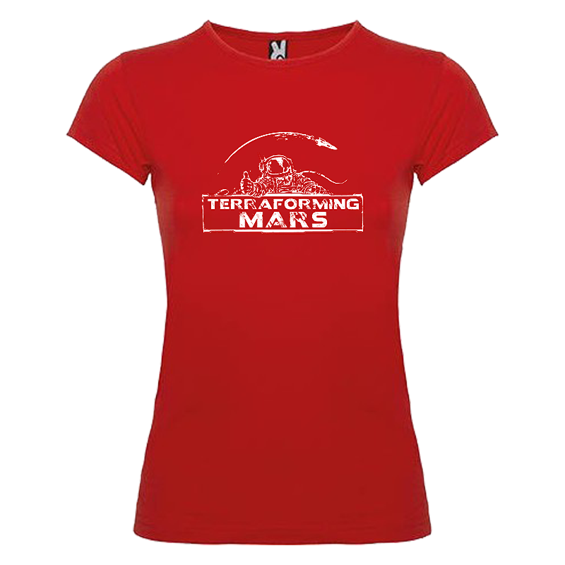 POLERA MUJER: ASTRONAUTA TERRAFORMING MARS