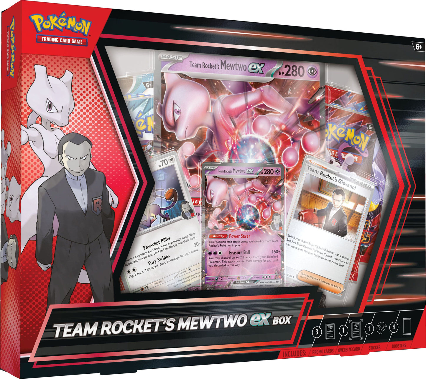 TEAM ROCKET'S MEWTWO EX BOX (Español)